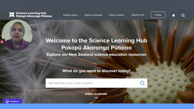 The Science Learning Hub home page — Science Learning Hub