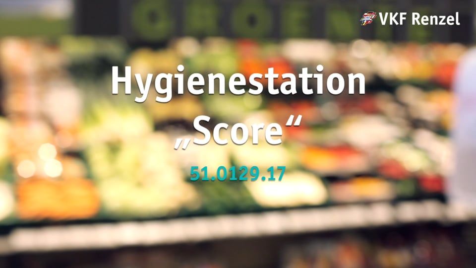 Hygienestation „Score“ mit Steripower-Desinfektionsgerät