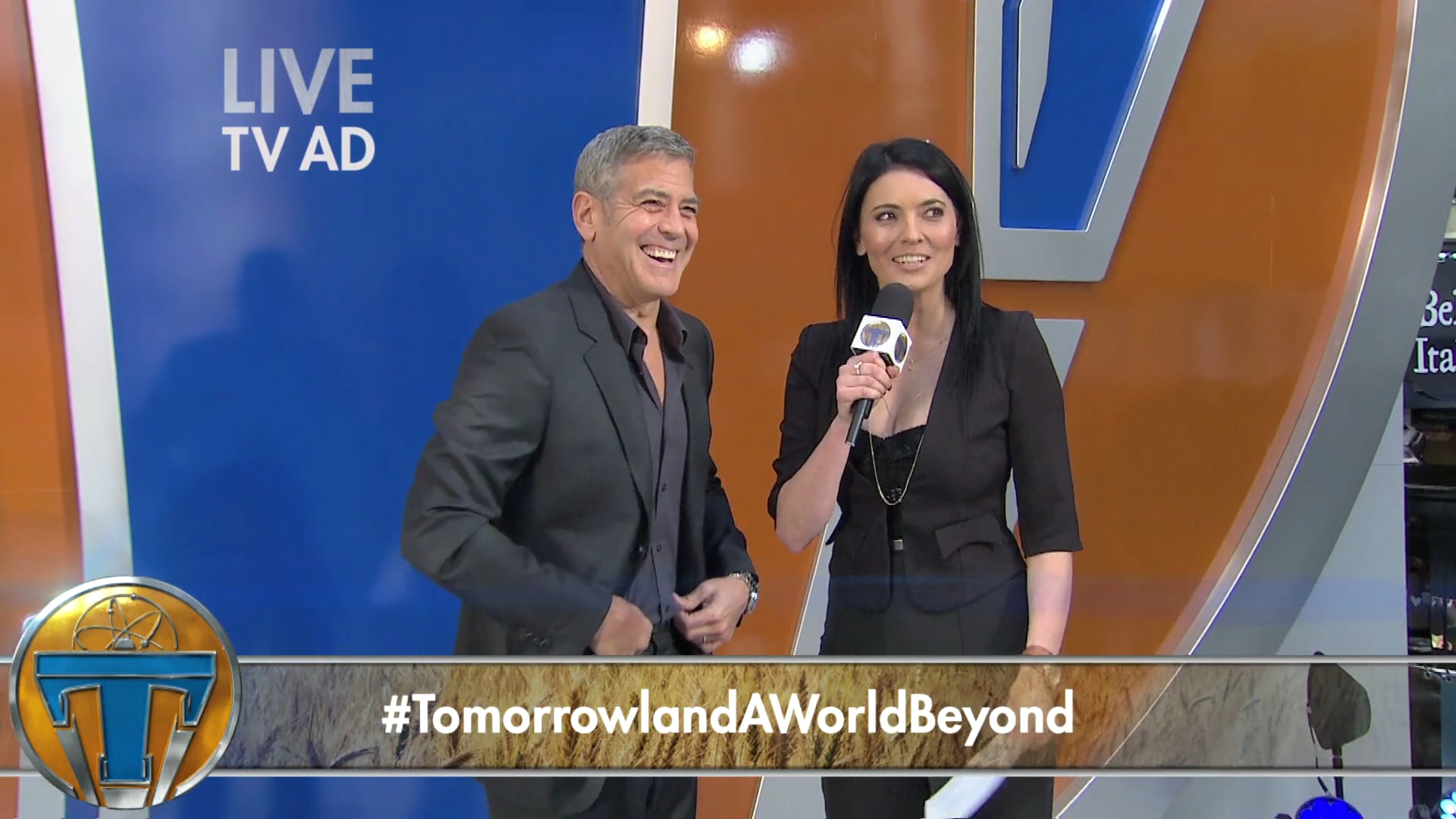 Disney | 'Tomorrowland: A World Beyond' Live Advert with George Clooney