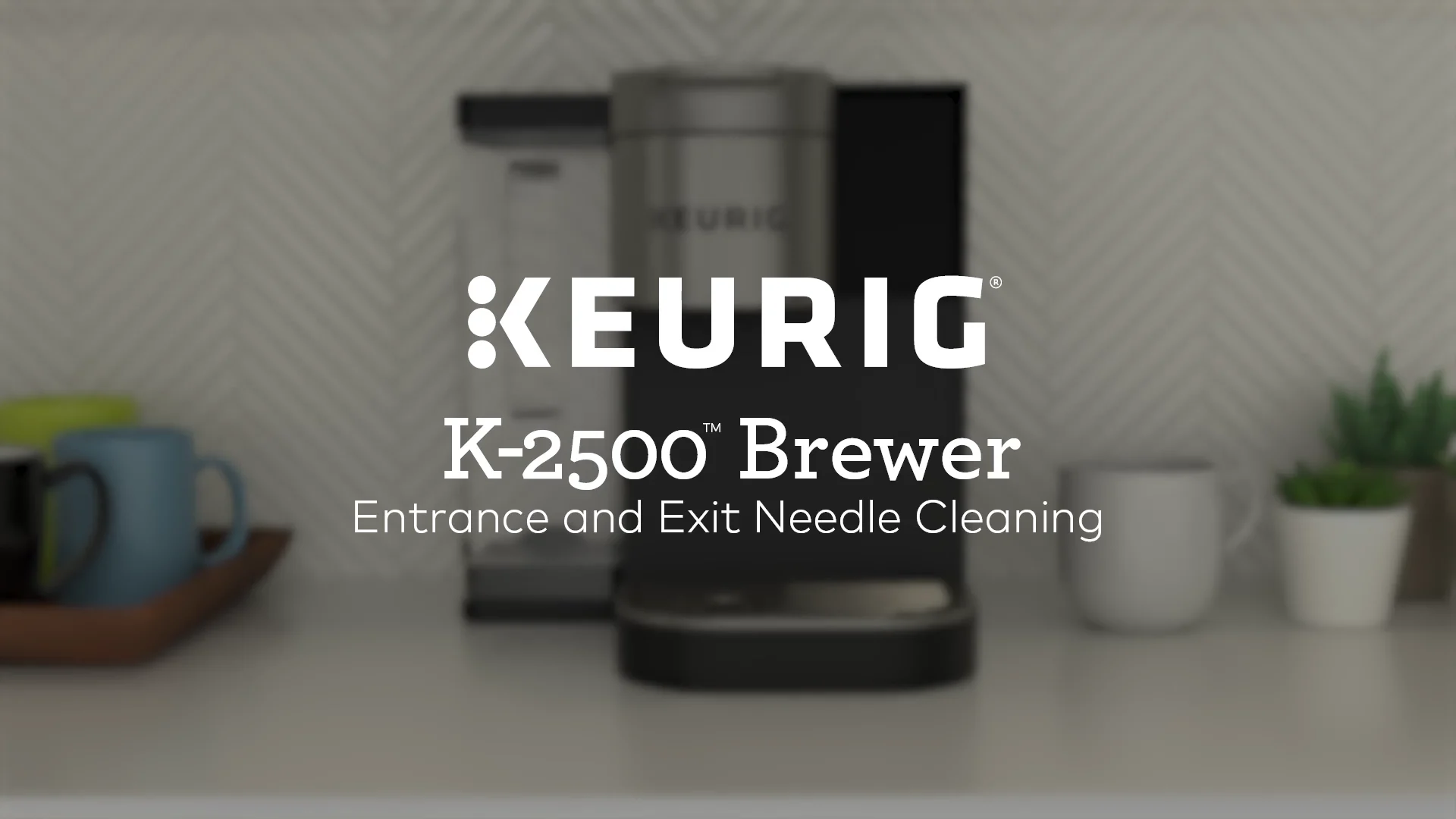 Keurig needle clearance cleaning