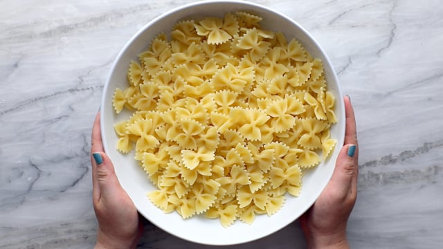 Lemon Herb Pasta Salad with Marinated Chickpeas Recipe - Pinch of Yum