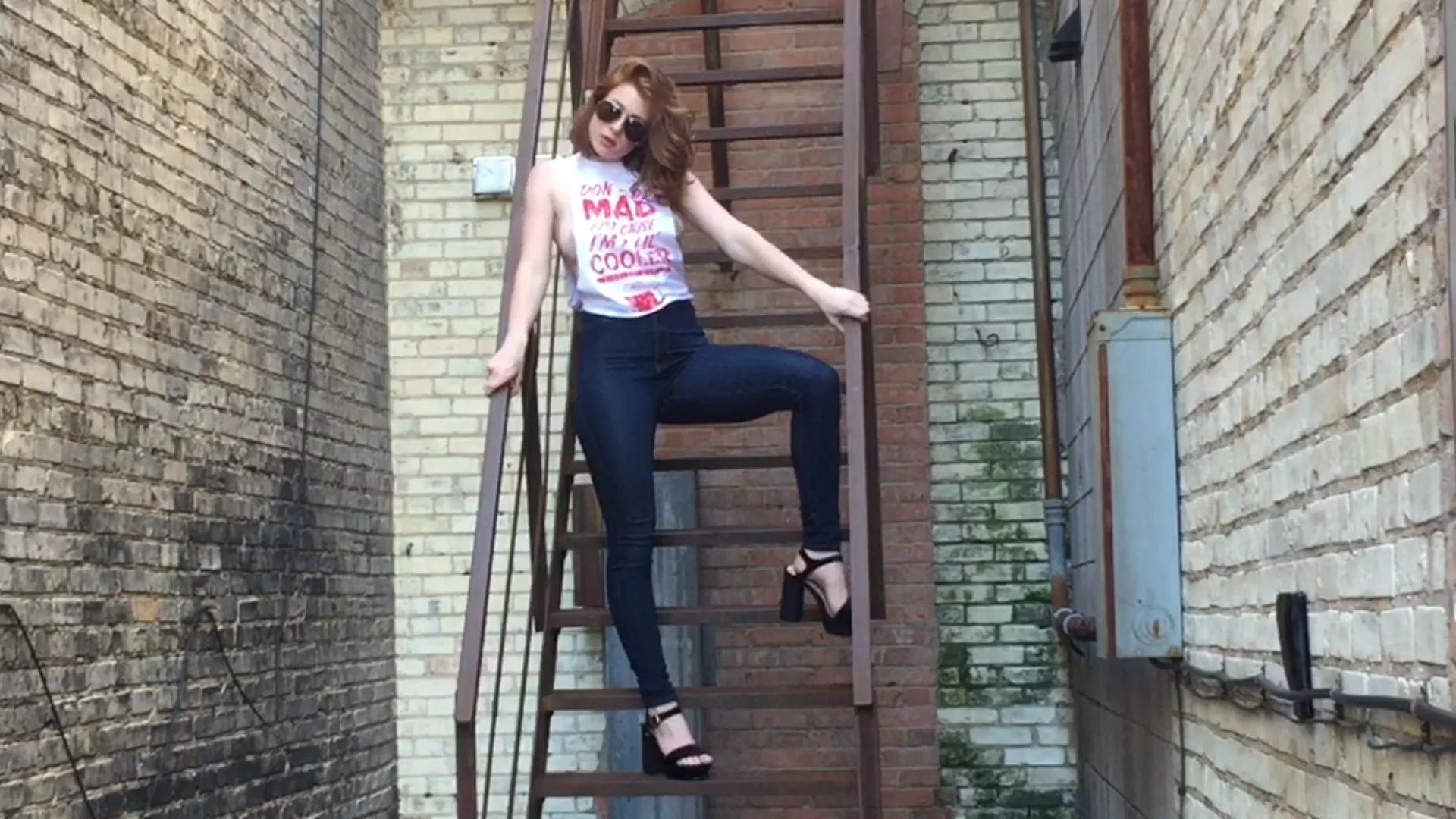 Watch Abigale Mandler Fire Escape and Allies Fashion Nude Photoshoot Full  Behind the Scenes Video Online | Vimeo On Demand