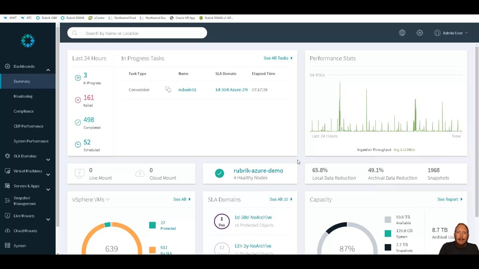 Rubrik CDM Azure CloudOut Tutorial