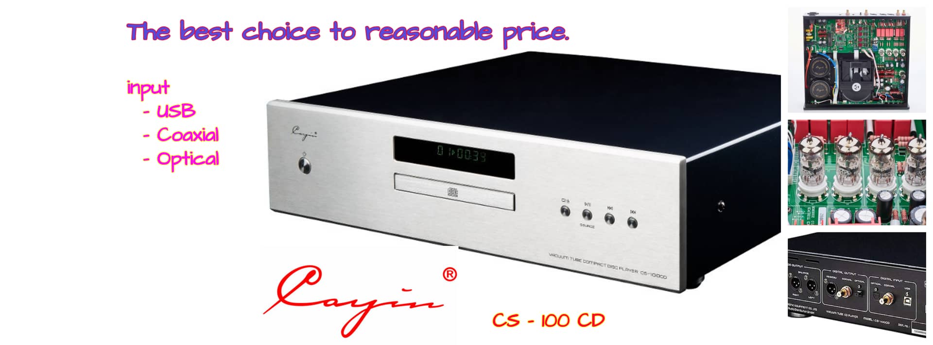Cayin CS 100 CD Una de las mejores opciones on Vimeo