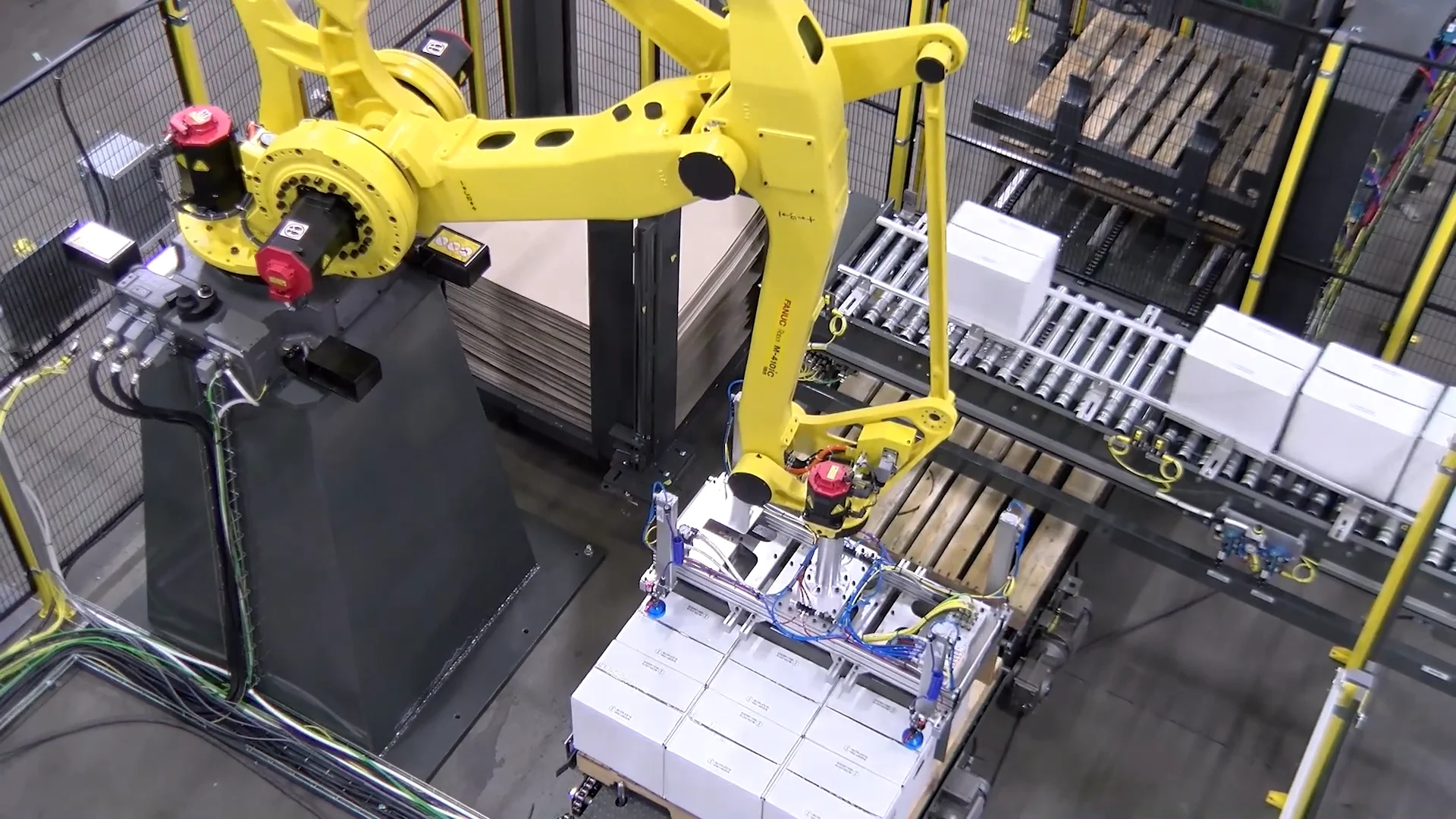 Robotic Case Palletizer, Household Chemical - BW Integrated Systems