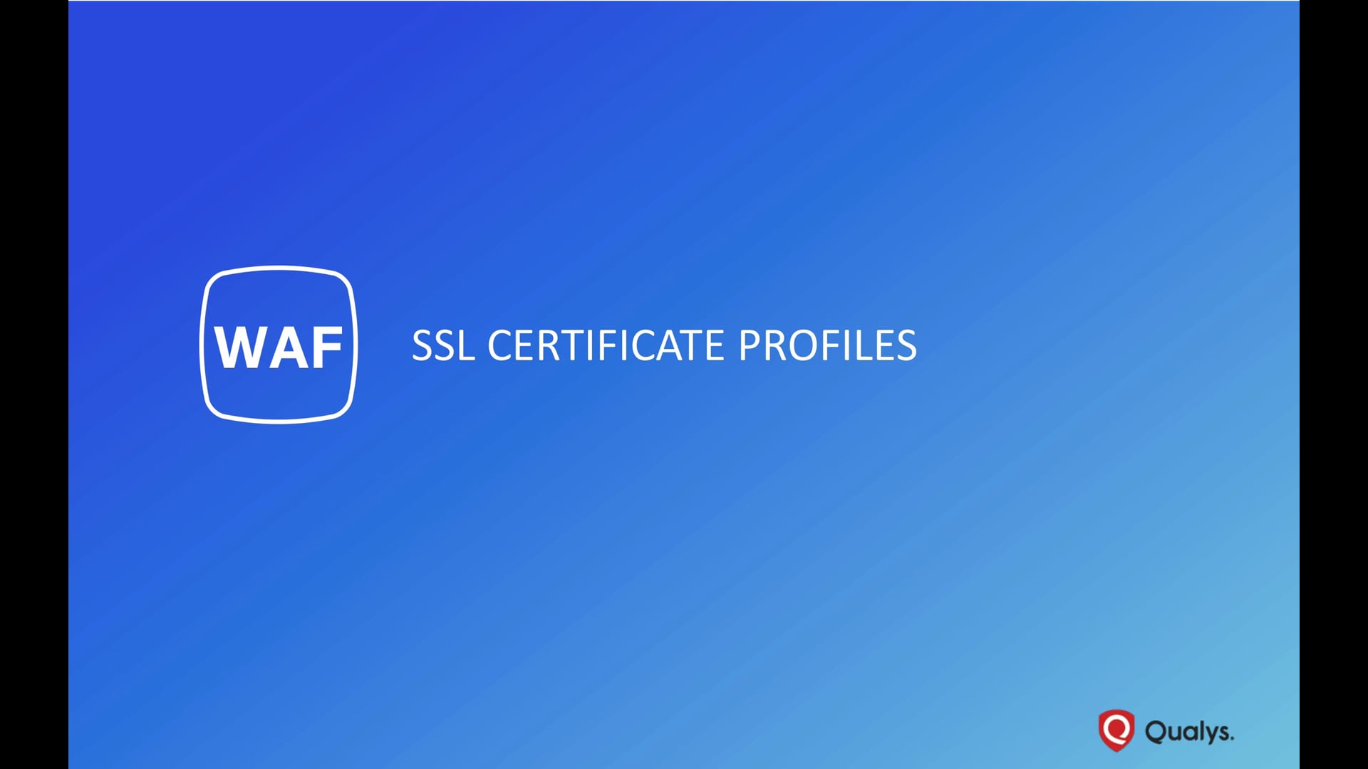 SSL Certificate Profiles
