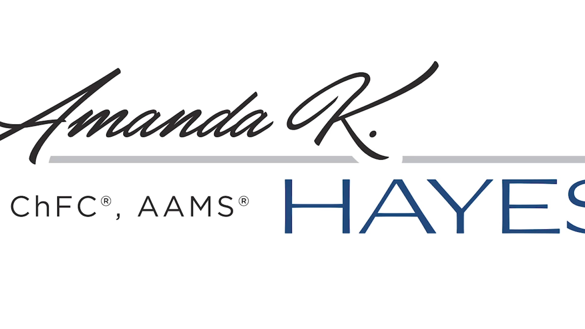 Amanda K Hayes Brand Awareness Video