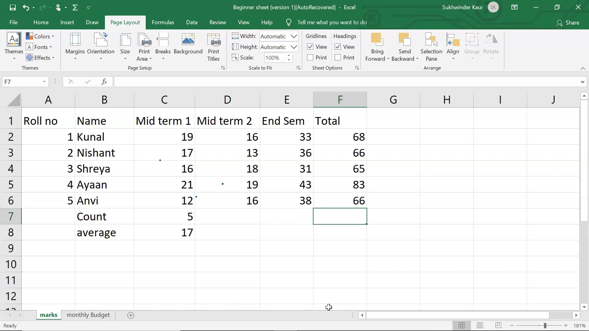 20-count-and-average-formula-in-excel-hn-on-vimeo