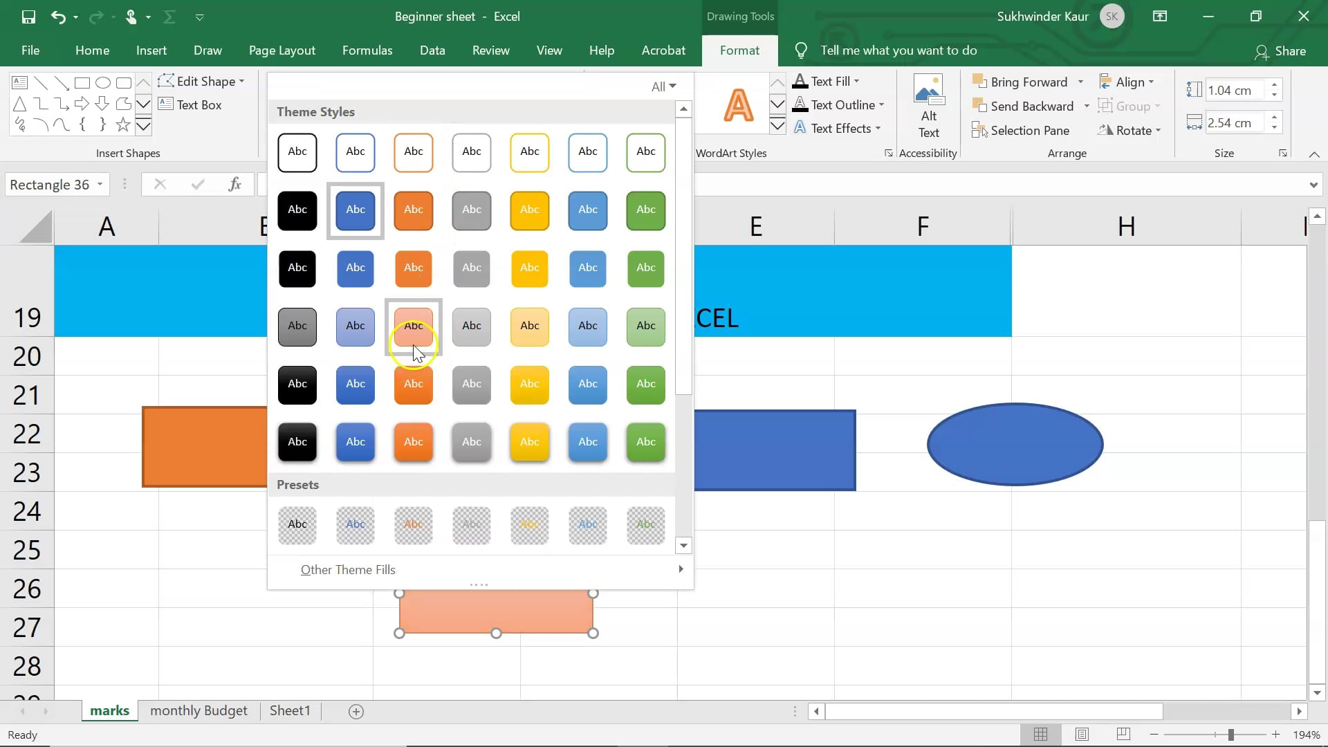 40 How to insert shapes in excel (en) on Vimeo