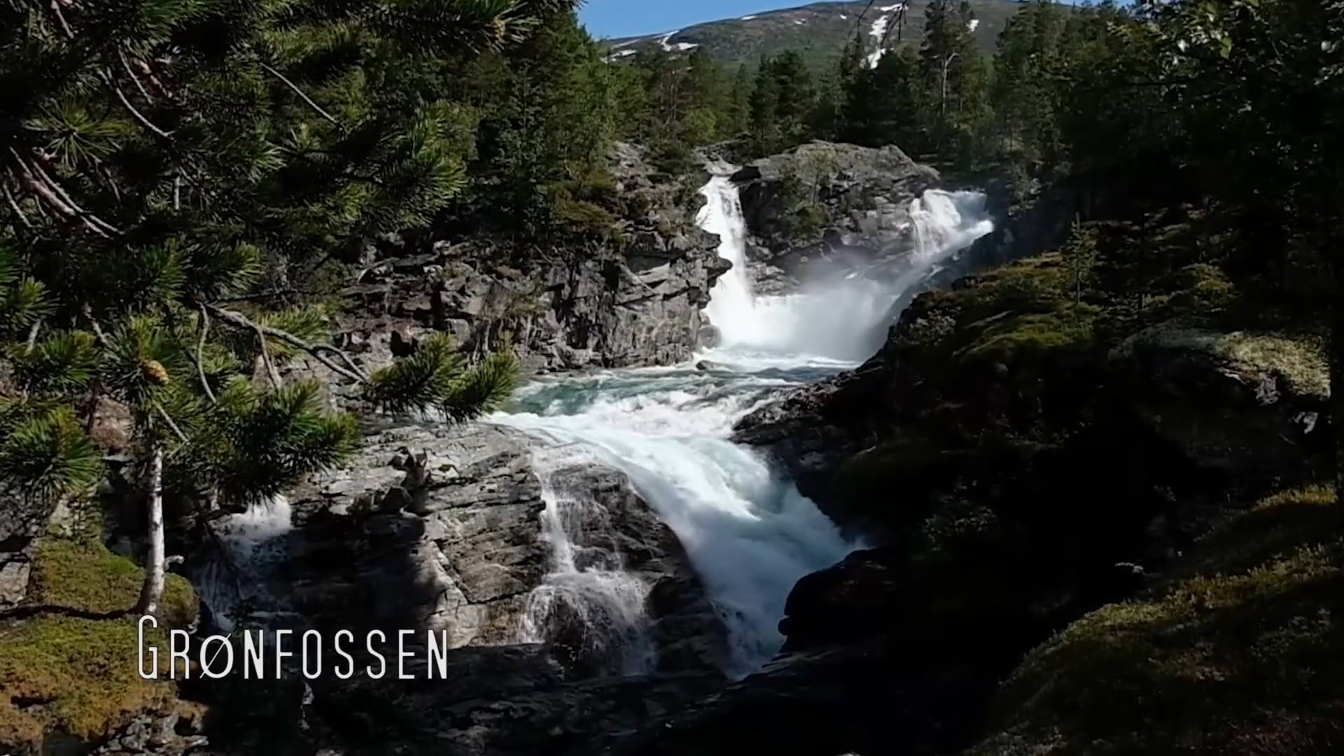 The Grønå river