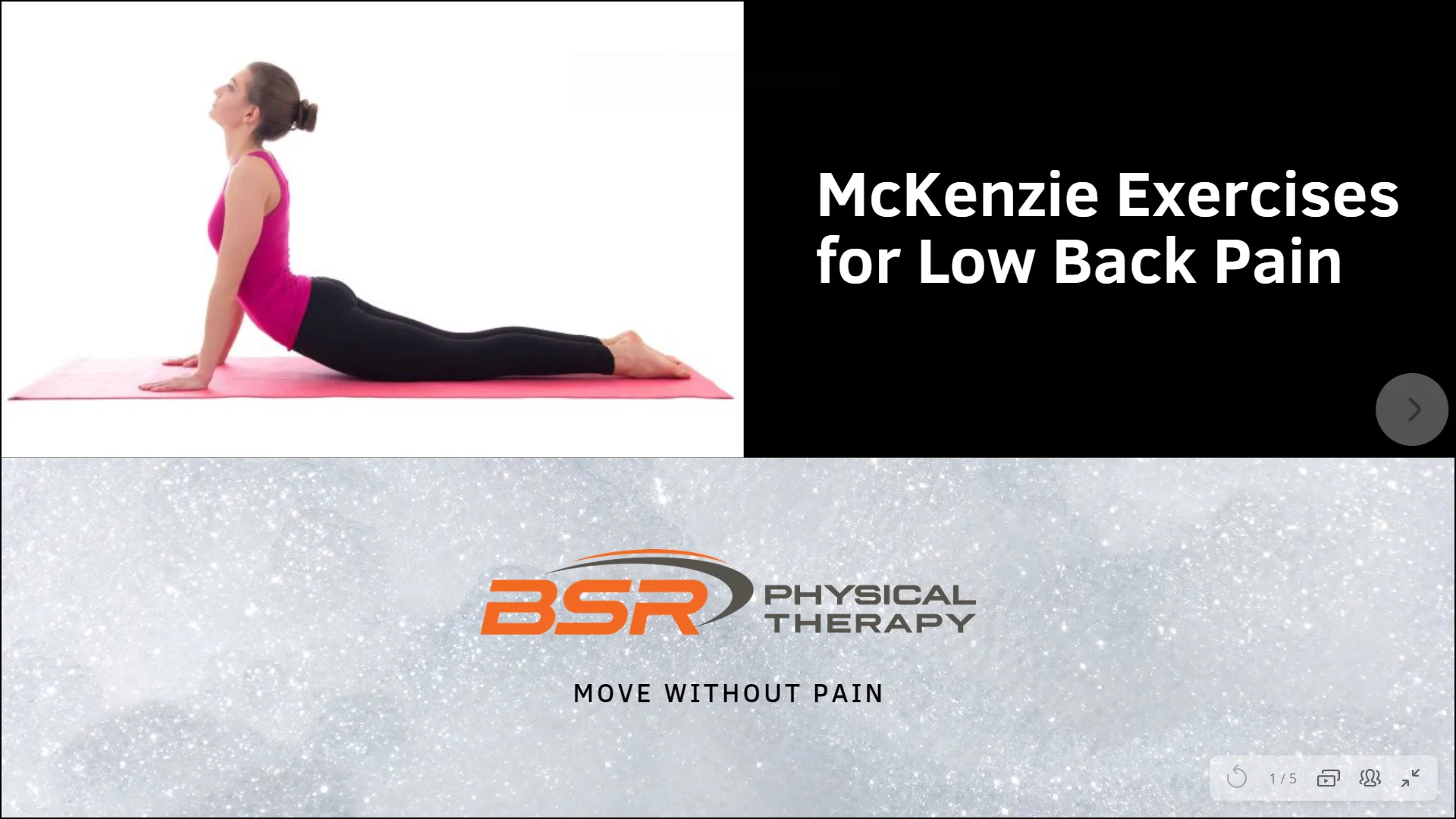 Mckenzie Low Back Exercises