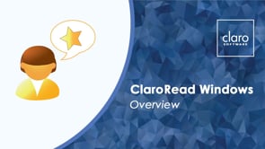 ClaroRead Windows Overview | Easy to use text to speech software | Claro Software