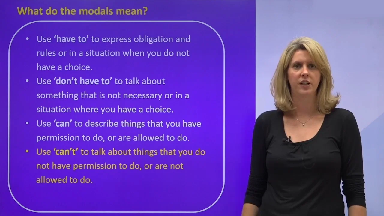 Grammar - Modals of Obligation thumbnail