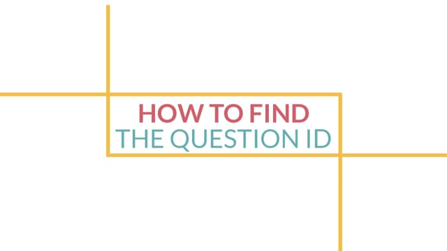 How to find a Question ID in Engaging Networks