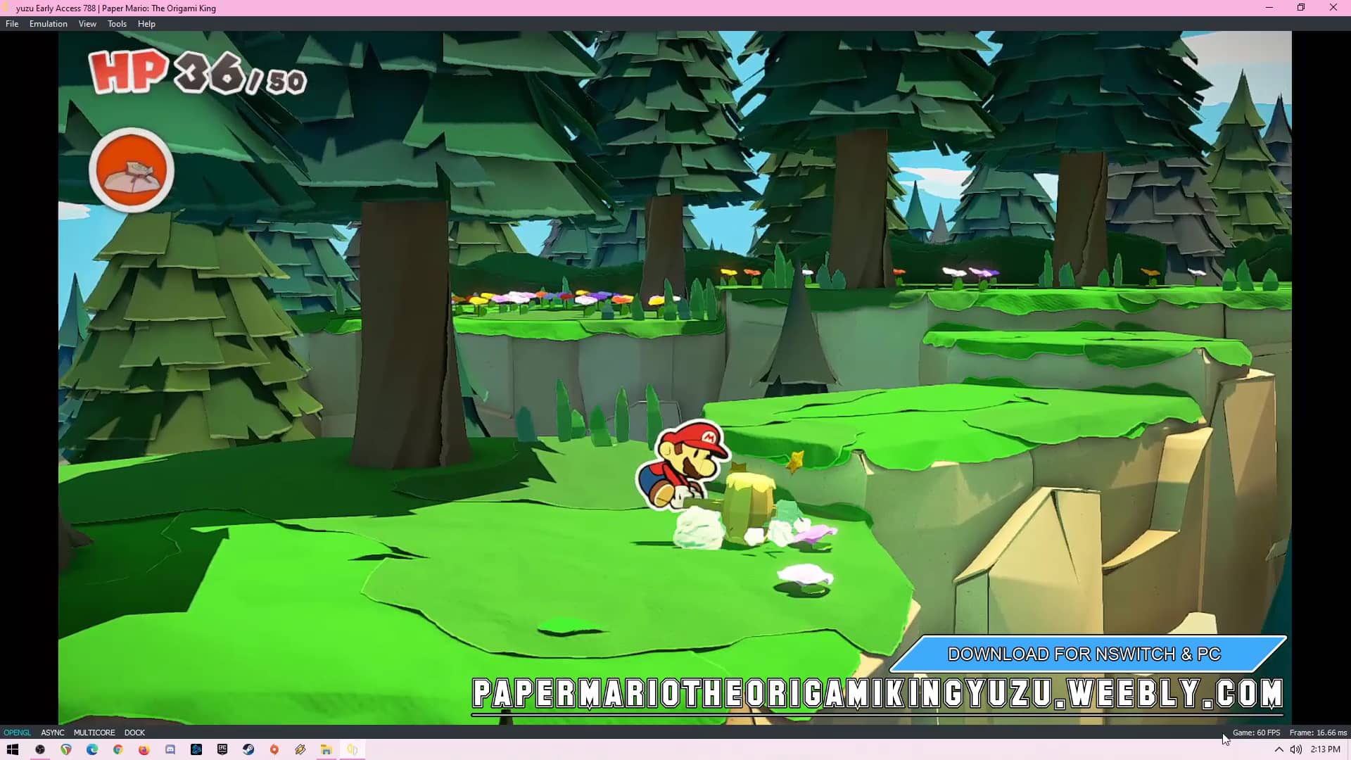 Paper Mario The Origami King Yuzu Emulator Download PC (YUZU EA 788) on