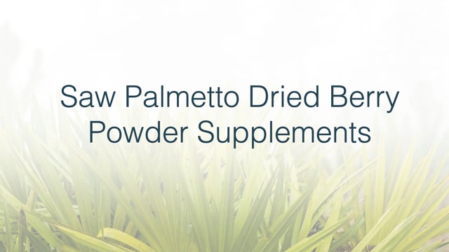 Valensa | Saw Palmetto Dried Berry Powder Supplements