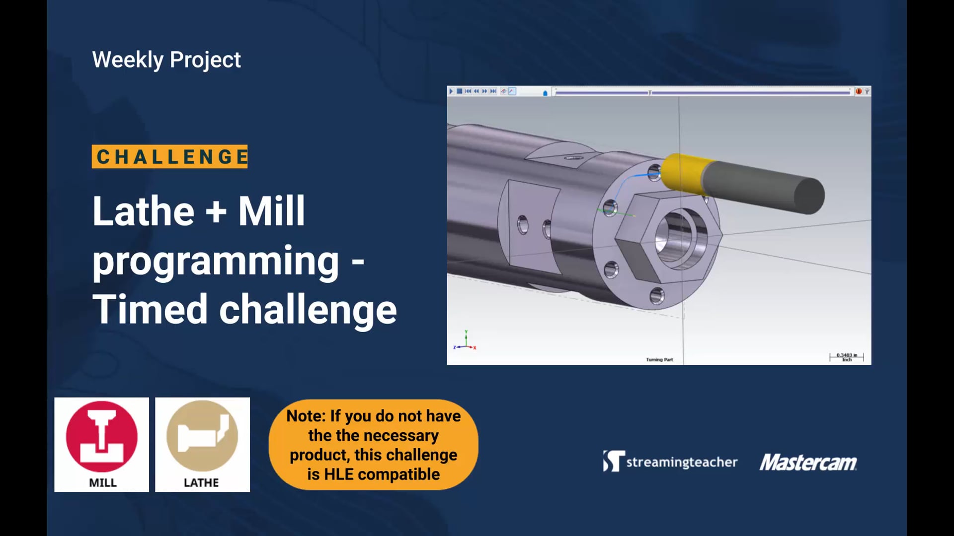 Lathe + Mill programming - Timed challenge