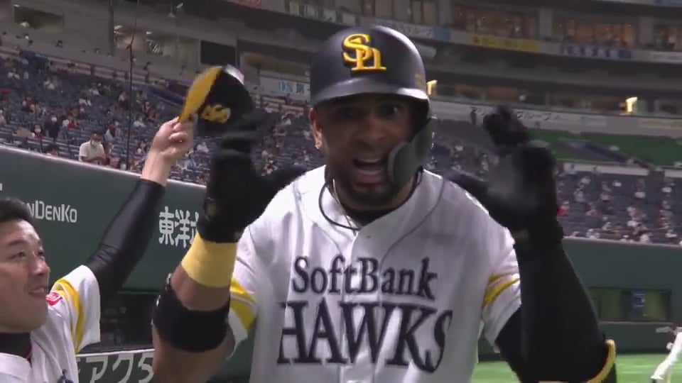 【2回裏】確信弾!! ホークス・バレンティンの先制ホームラン!! 2020/7/21