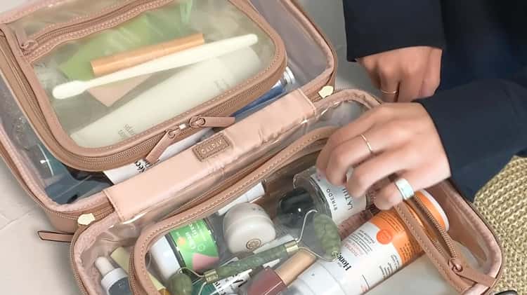 Large Clear Cosmetic Case