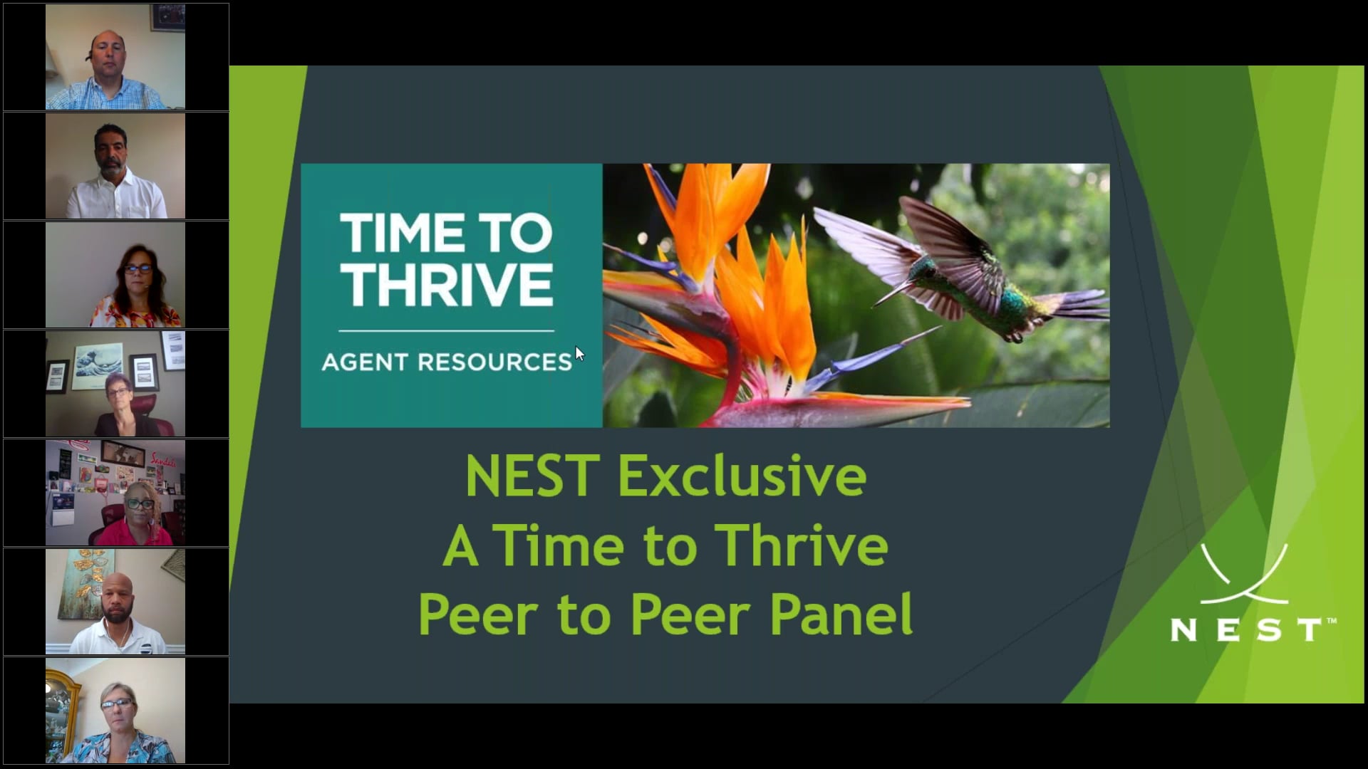 A Time to Thrive NEST Member Exclusive Peer to Peer Panel on Vimeo