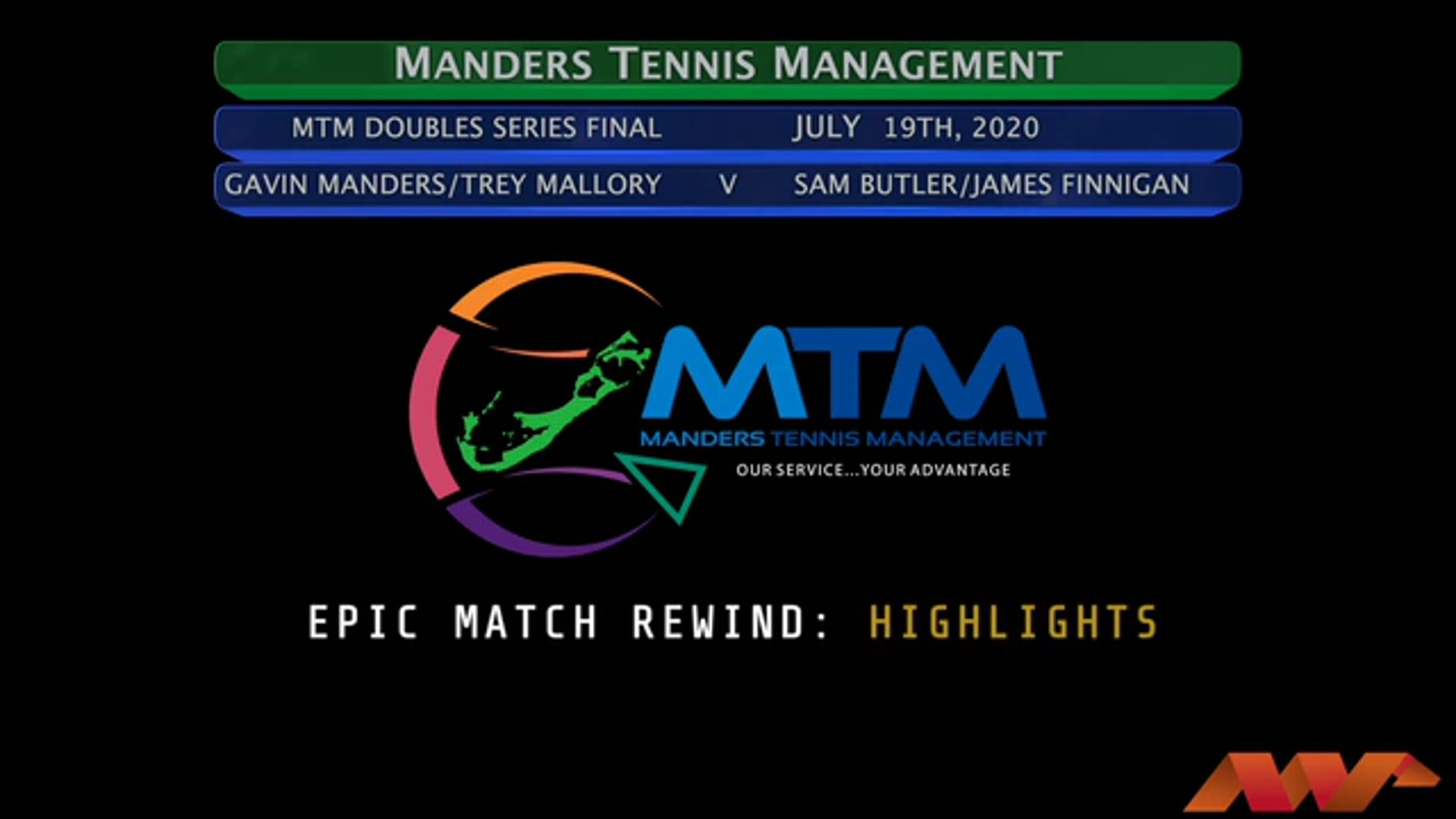 MTM Doubles Series Tournament Final Highlights_19_July_2020