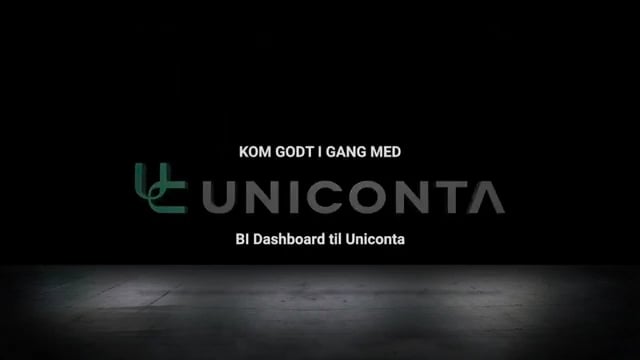 BI Dashboard til Uniconta