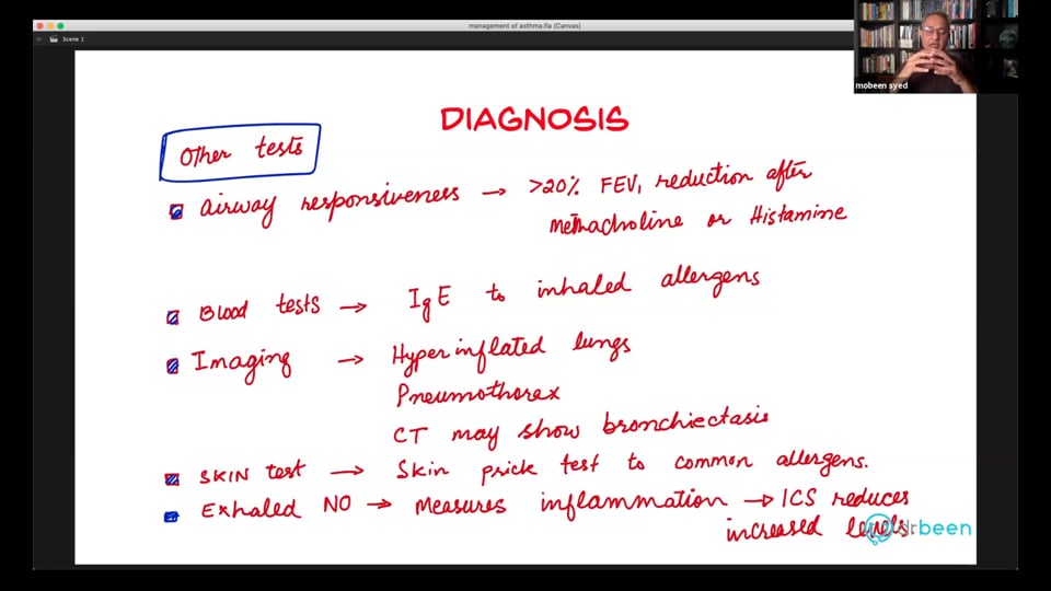 Management of Asthma Part 2 - Diagnosis