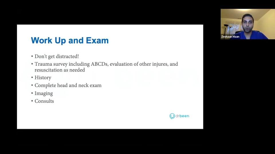 Surgery Webinar Assessment and Management of the Facial Lacerations - Part 1