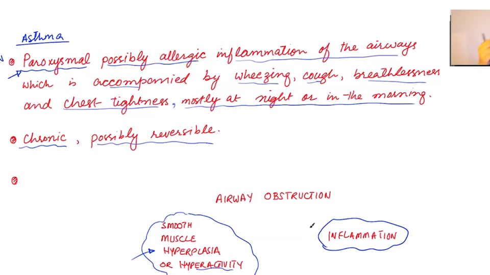 Asthma Types and Clinical Pathophysiology