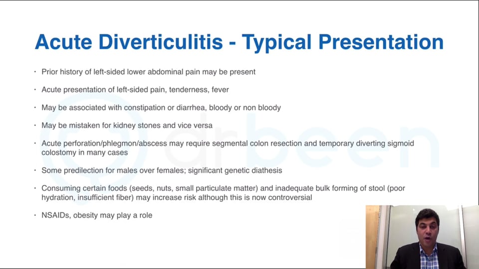 Acute Diverticulitis