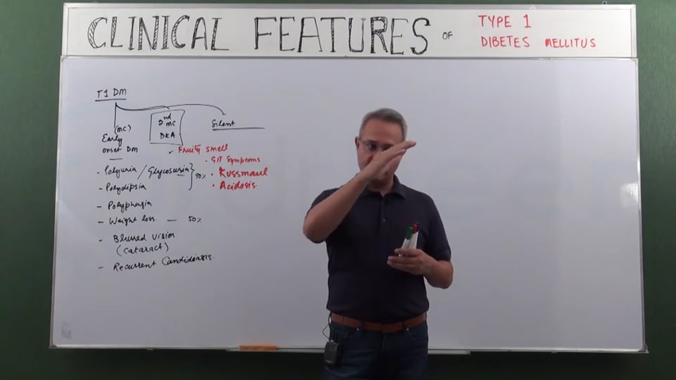 Clinical Features of Early Onset Type 1 Diabetes Mellitus