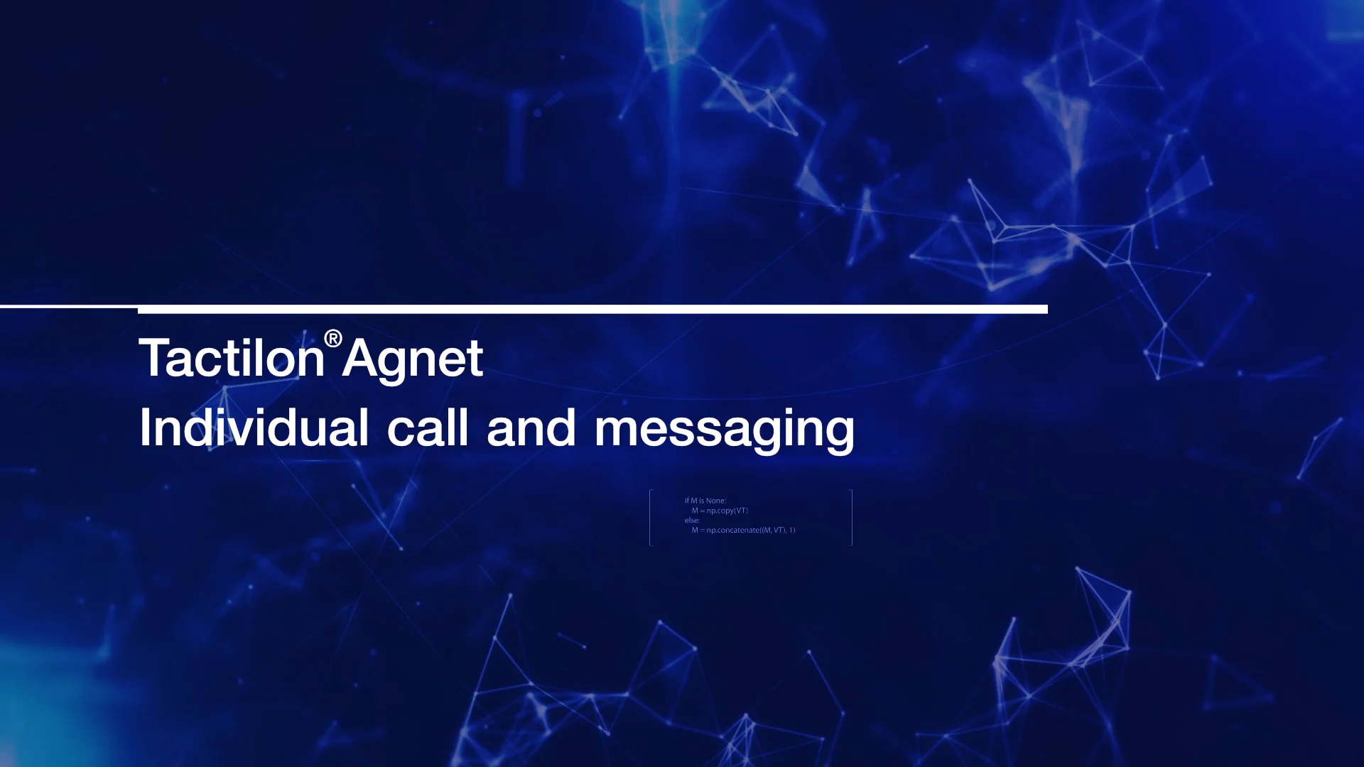 Tactilon Agnet secures your communication on duty  