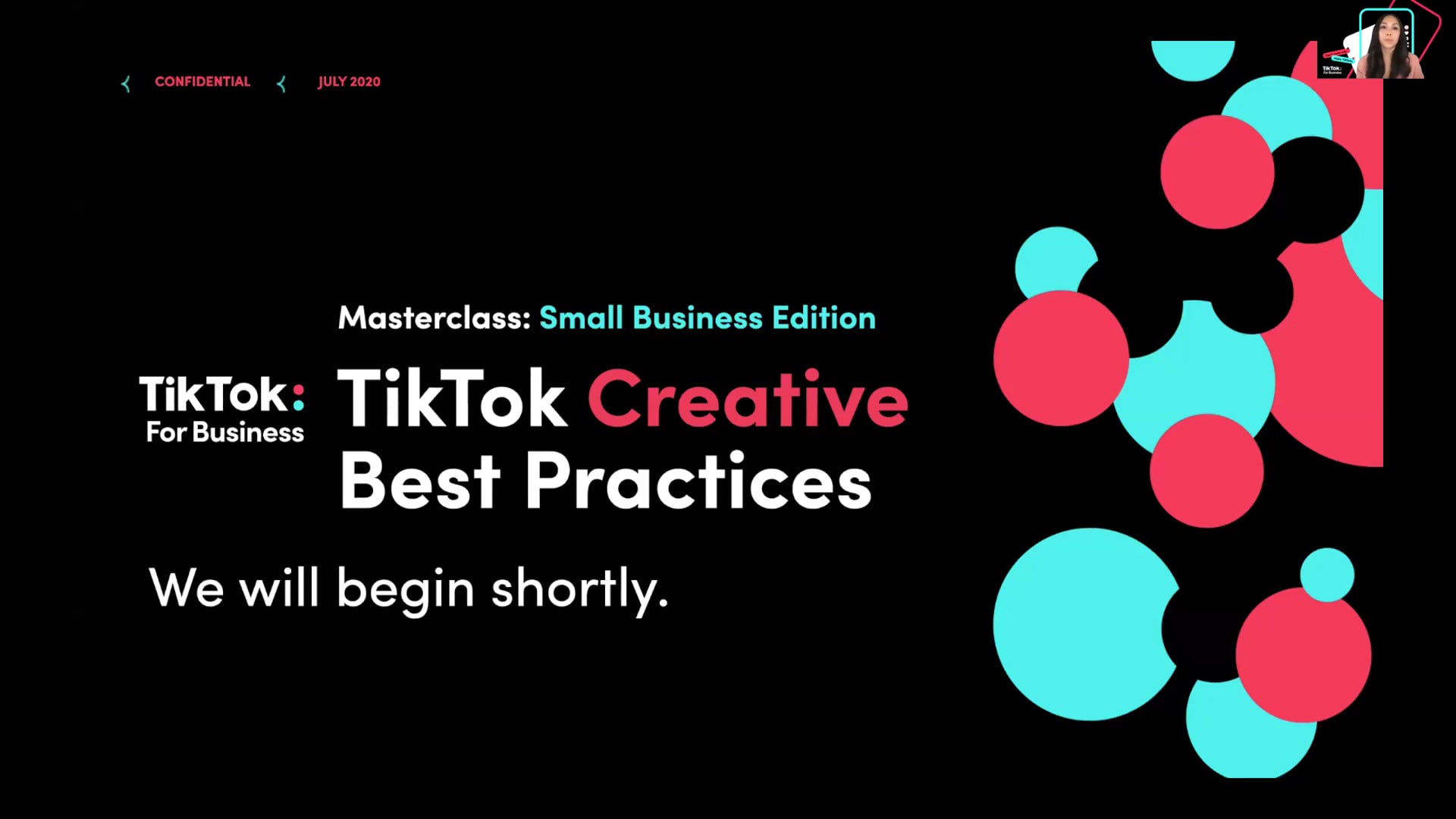 TikTok Masterclass: Small Business Edition - Creative Best Practices On ...