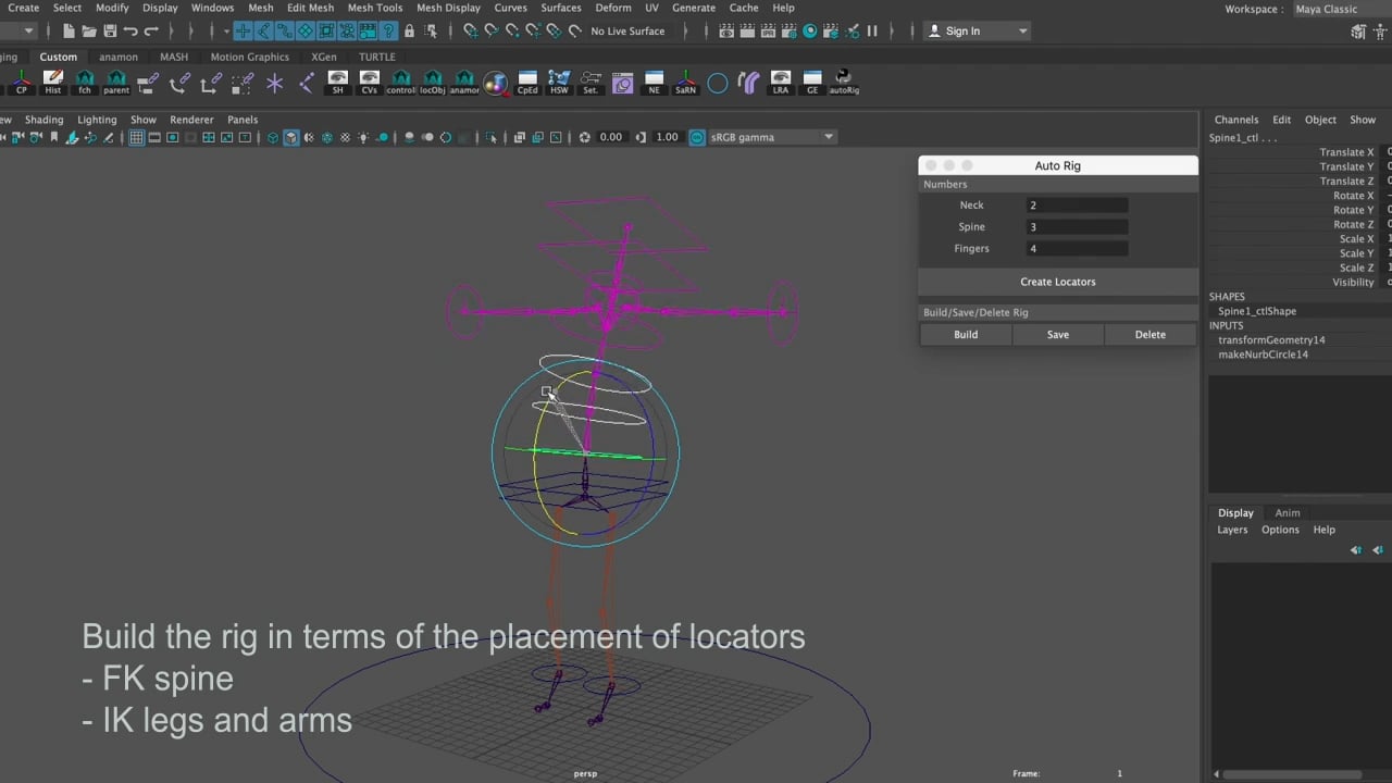Auto Rigging Tool on Vimeo