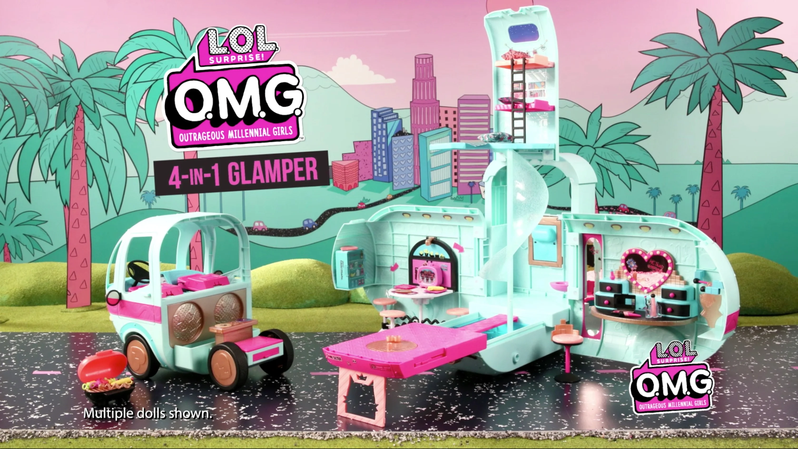 Lol omg 2024 dolls glamper