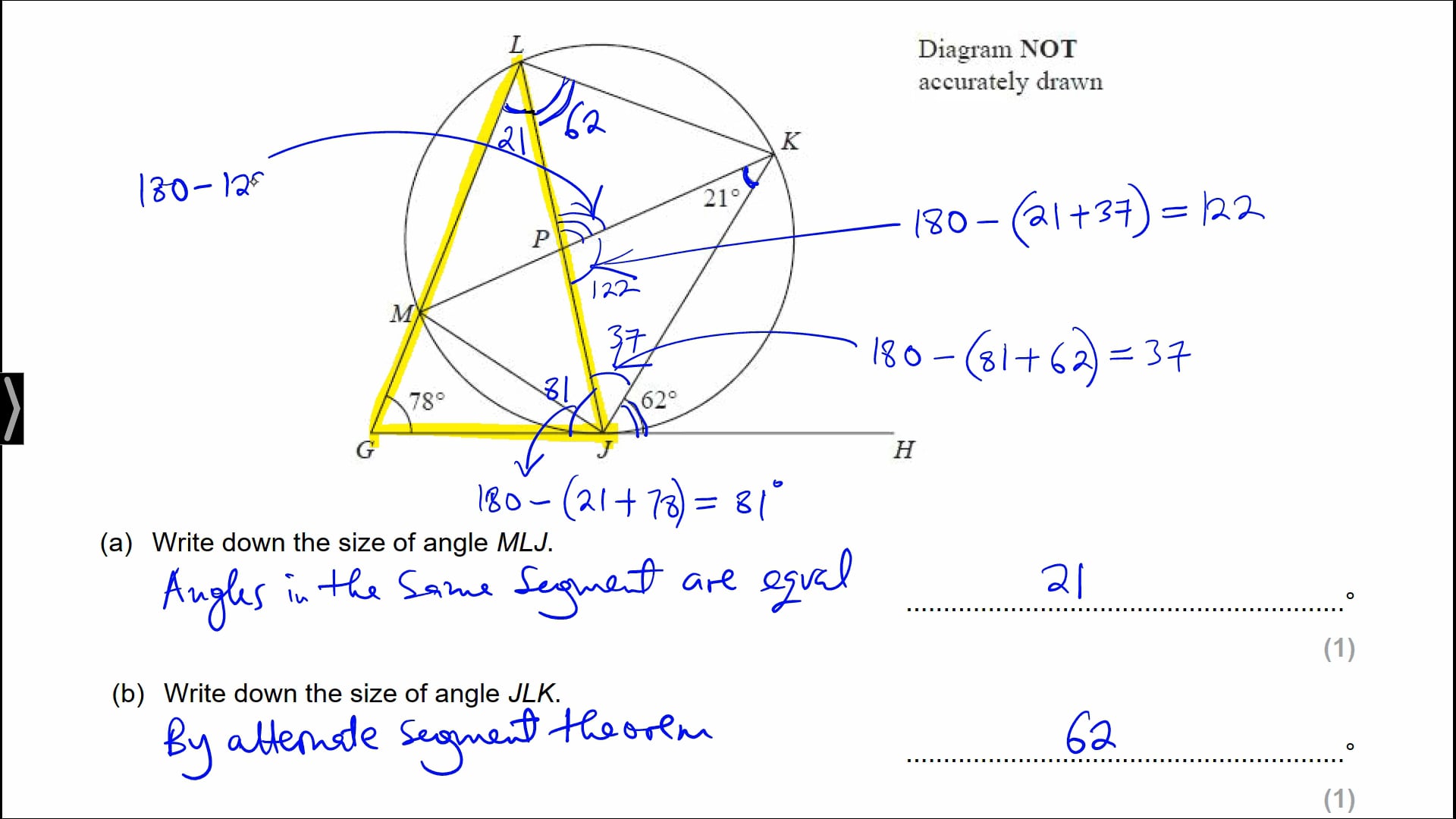 Edexcel Igcse Maths Revision Booklet 3, Q15, Q16, Circle Theorems On Vimeo