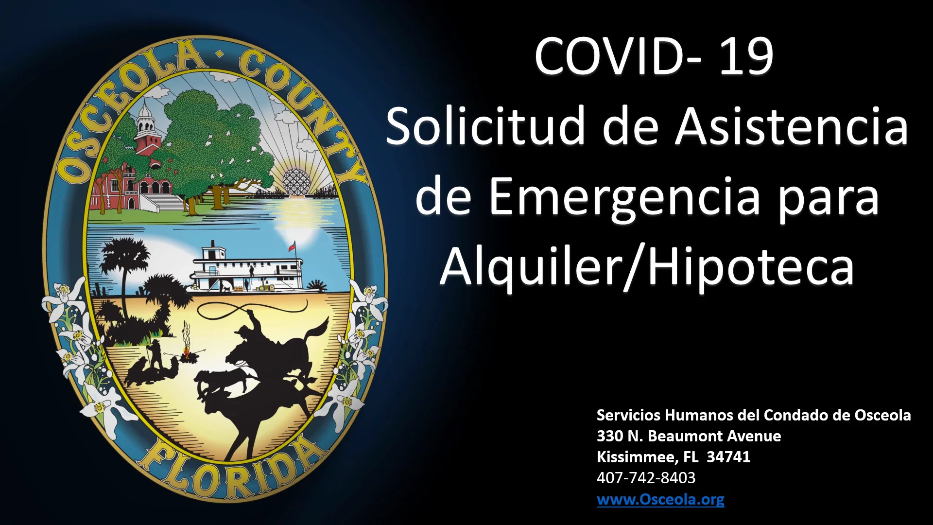 COVID 19 Solicitud de Asistencia de Emergencia para Alquiler Hipoteca