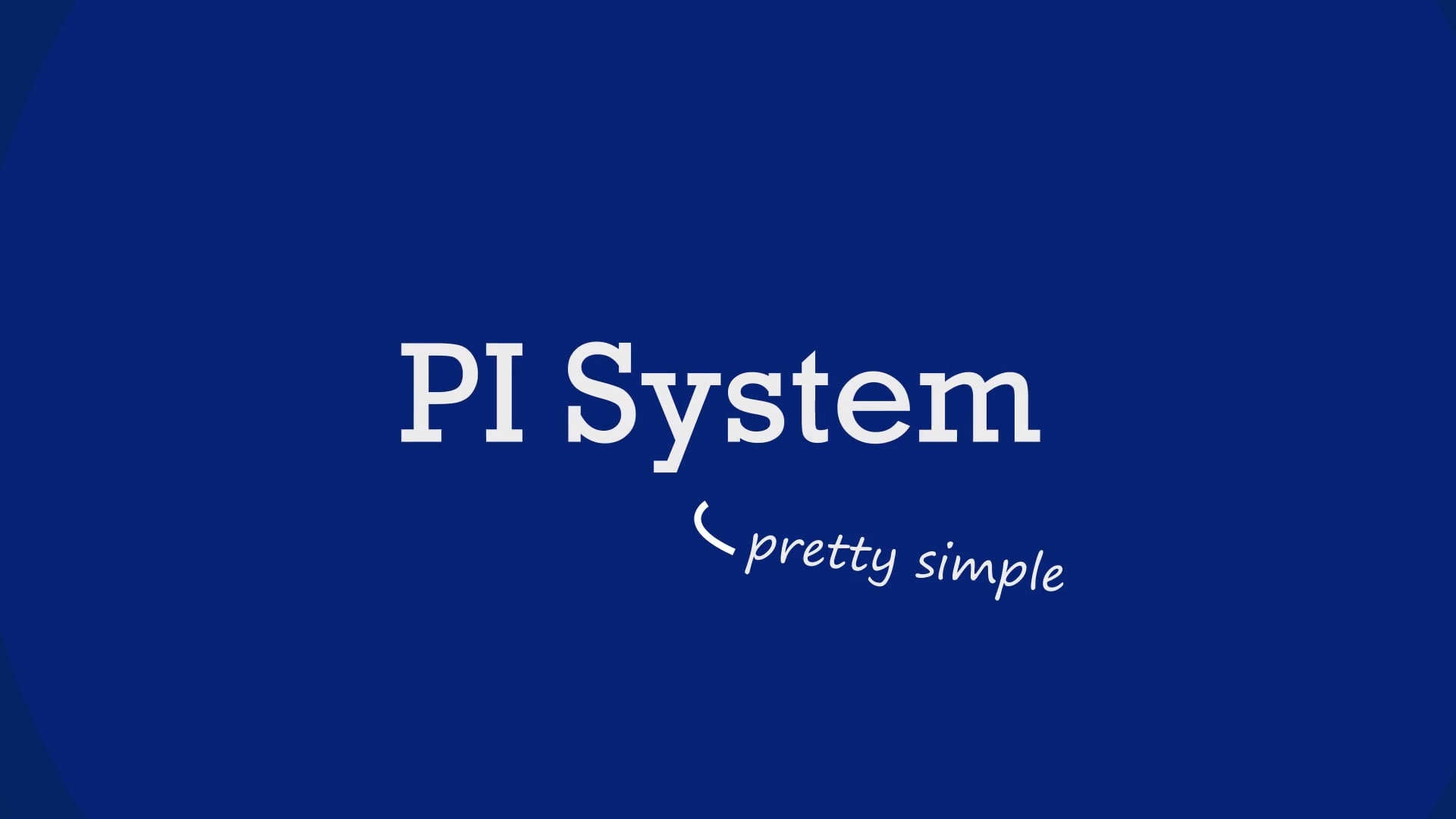 OSIsoft: PI Basics Clip