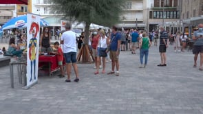 Bon ambient en un Sant Jordi d'estiu atípic amb mascareta i gel hidroalcohòlic