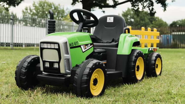 RiiRoo 2020 JDX™ Tractor with Trailer Licensed 12v Battery Electric Ride On  Car For Kids with Parental Remote Control on Vimeo