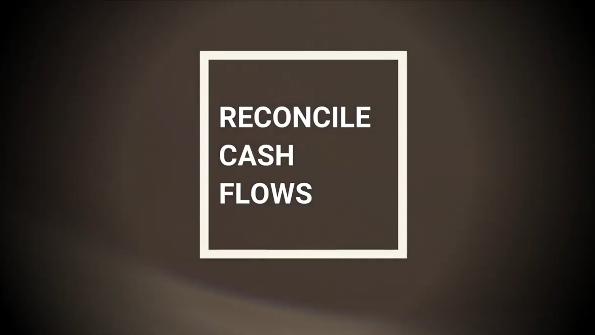 SAP Treasury - Reconcile Cash Flows