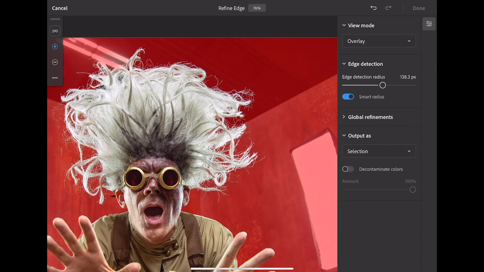 How to use the Refine Edge tool in Photoshop - Adobe