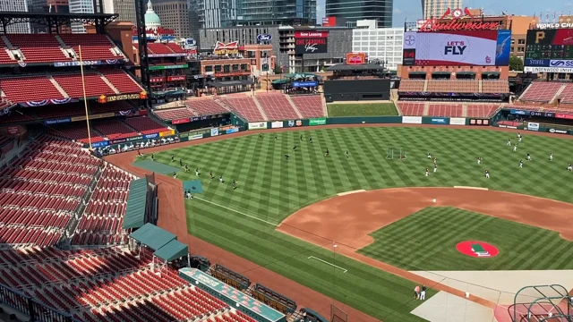 St. Louis Cardinals wear 'Black Lives Matter' shirts during Opening Day  warmups; no players kneel during National Anthem