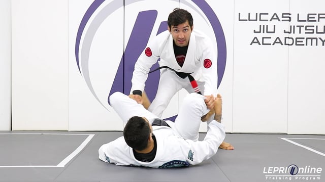 Spider Guard with Lapel Control Escape to Leg Drag to Side Control
