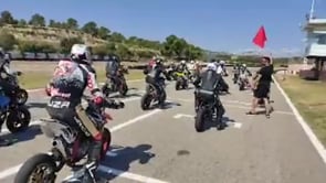 La prova de motos s'ha disputat a Tarragona i no a Lleida per culpa dels rebrots