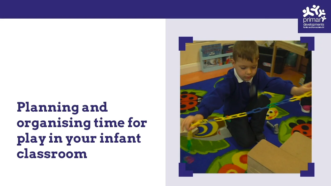 Planning and organising time for play in your infant classroom on Vimeo