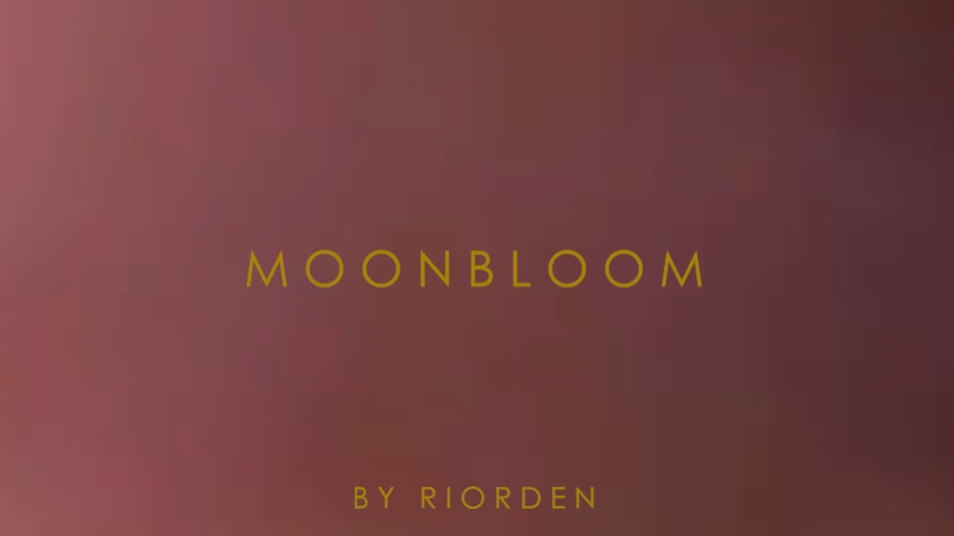 Moonbloom By Riorden (Official Music Video)