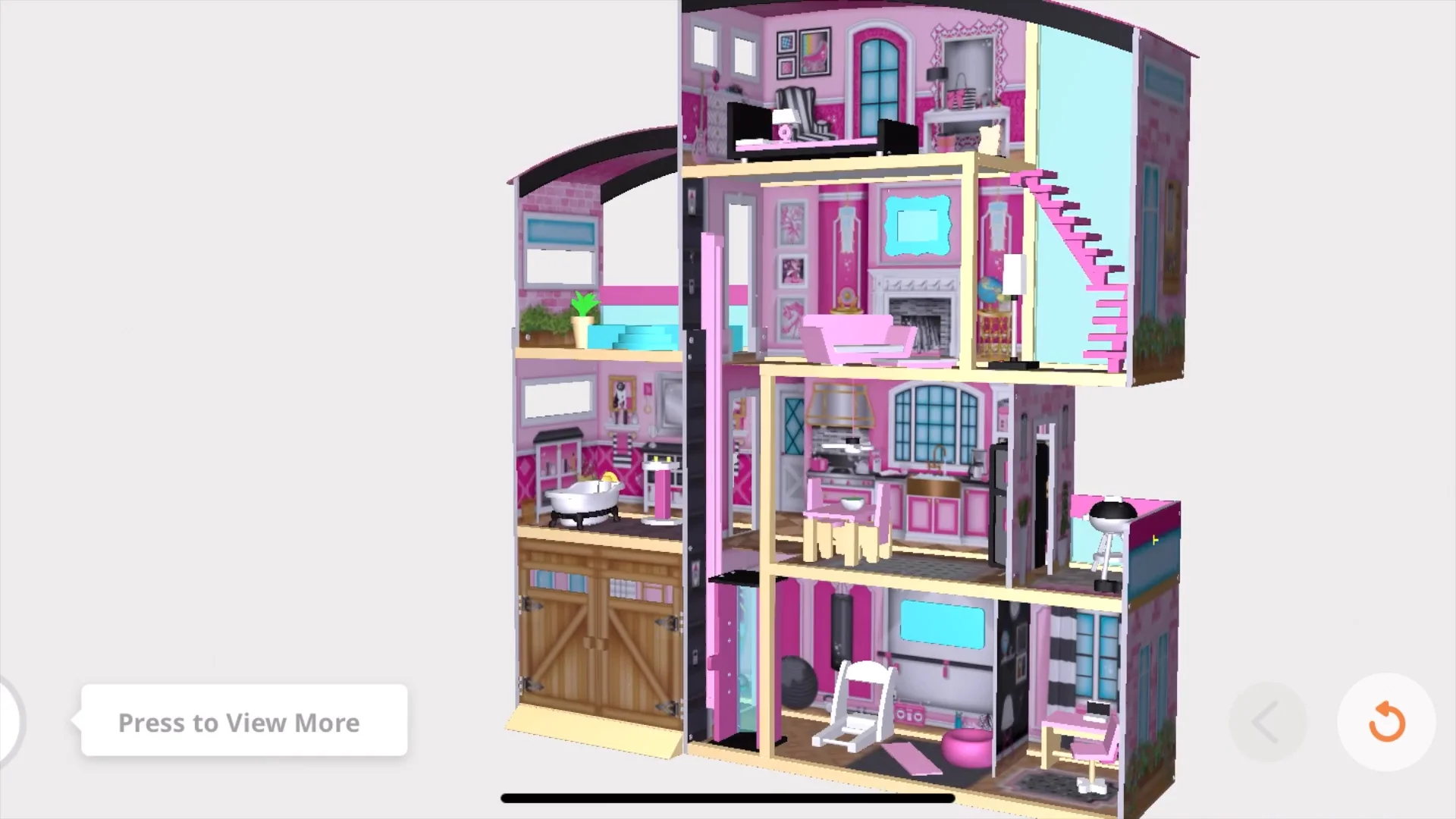 Shimmer mansion shop dollhouse