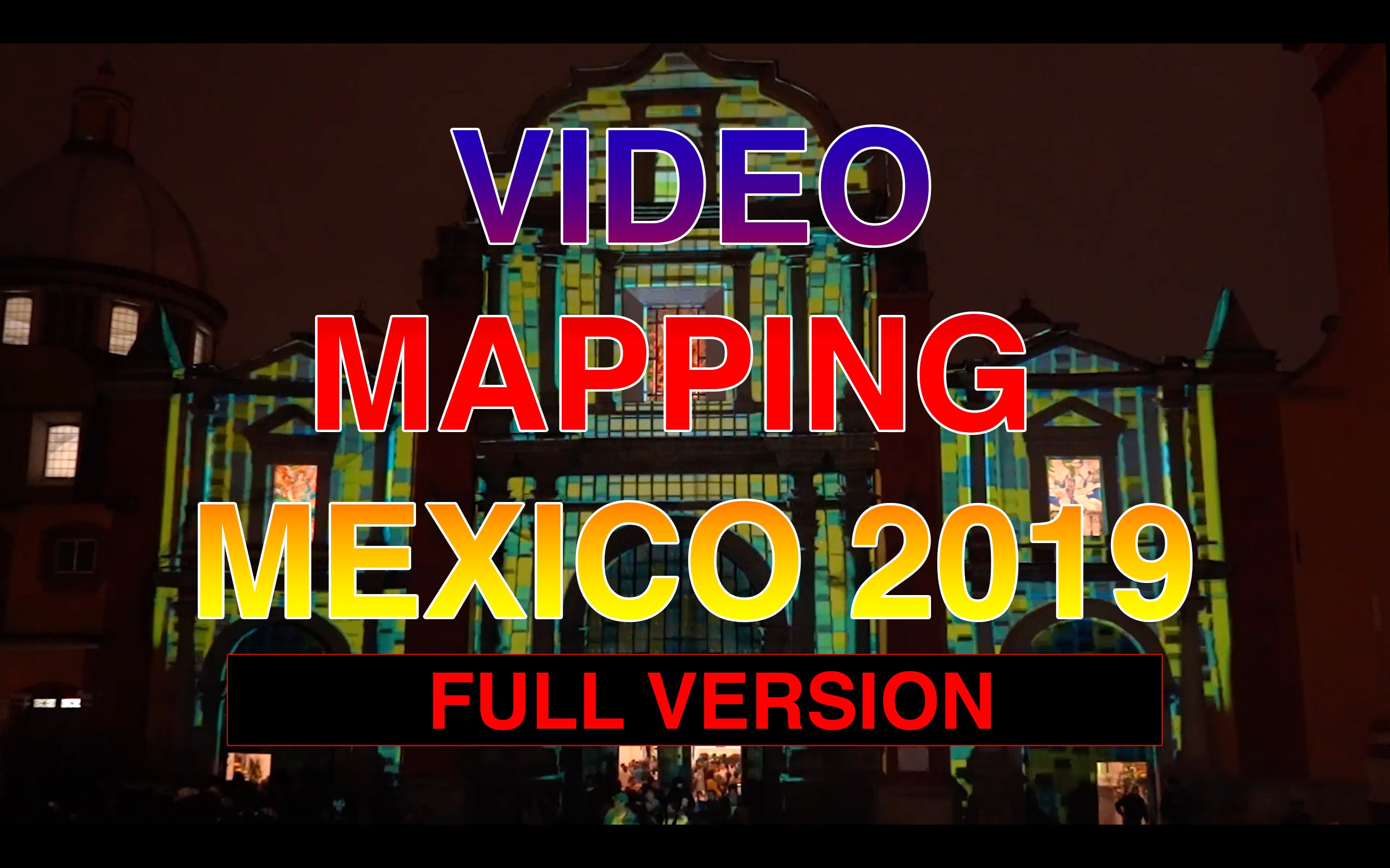 Christmas video mapping. Full version.