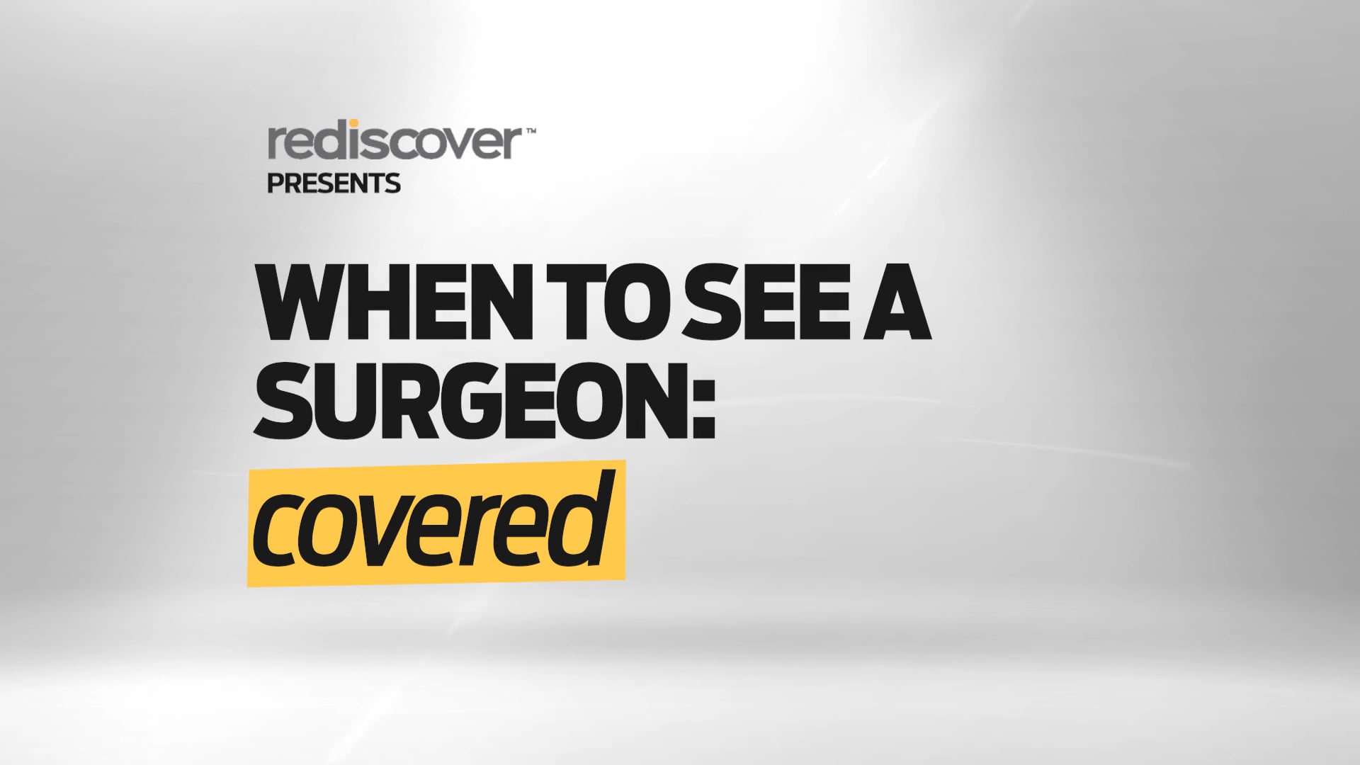 When to See a Spine Surgeon: Covered